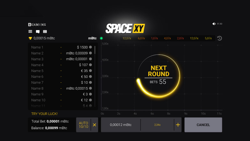 BゲーミングスペースXY ゲームをお金でプレイする, Free Spins Space XY