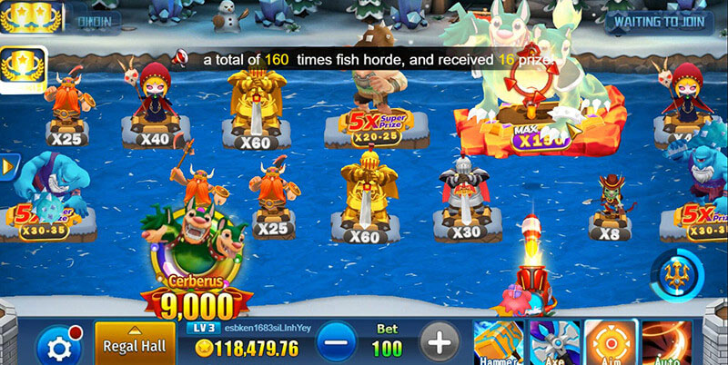 ブームレジェンドフィッシングゲーム Big Win