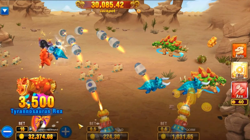 吉里 恐竜タイクーン 2 釣りゲーム リアルマネー オンライン Treasure Chest Pterodactyl