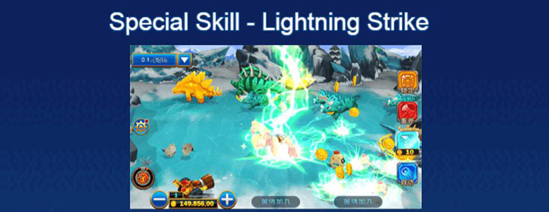 恐竜タイクーンフィッシュゲーム Golden Special Skill - Lighting Strike