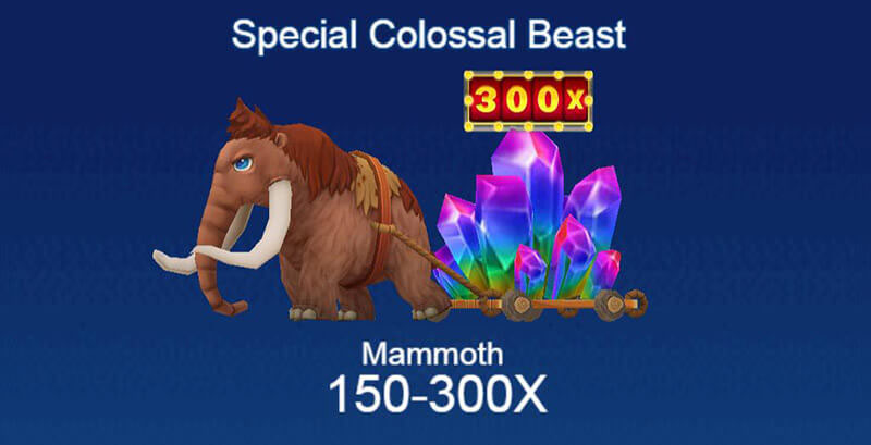 恐竜タイクーンフィッシュゲーム Winning Payouts & Odds