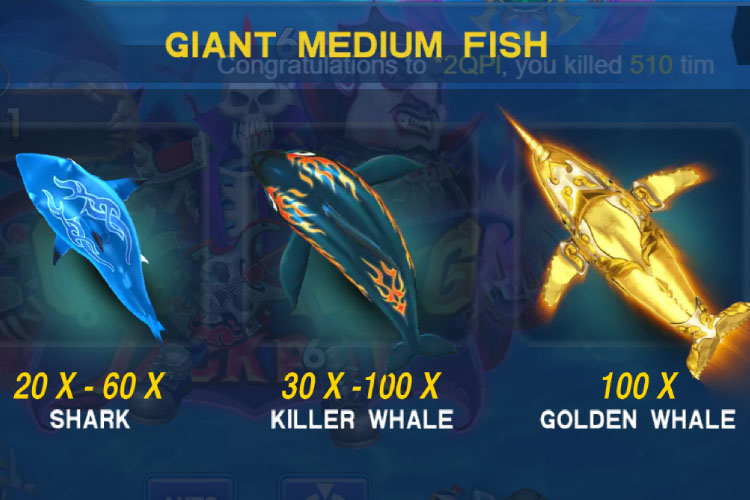 JILI オーシャンキング ジャックポットフィッシングゲーム リアルマネー獲得デモ-Giant Medium Fish