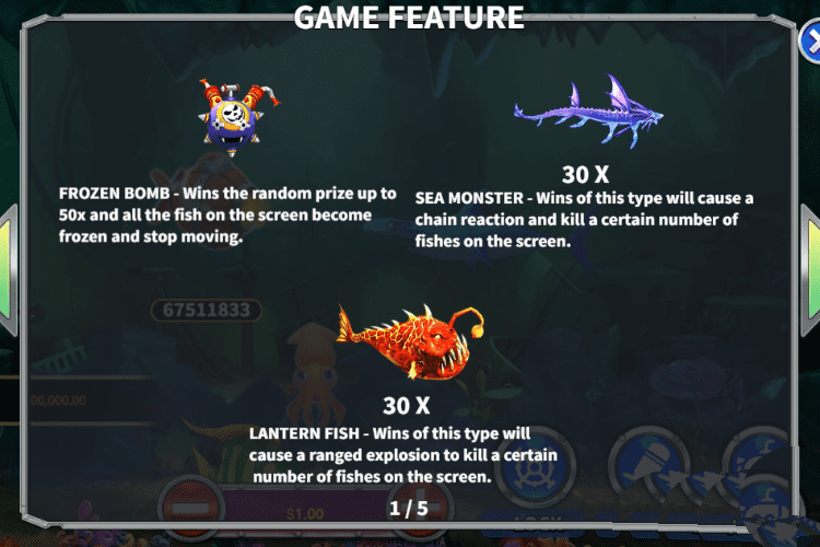 海底戦 Best Fishing Game Feature