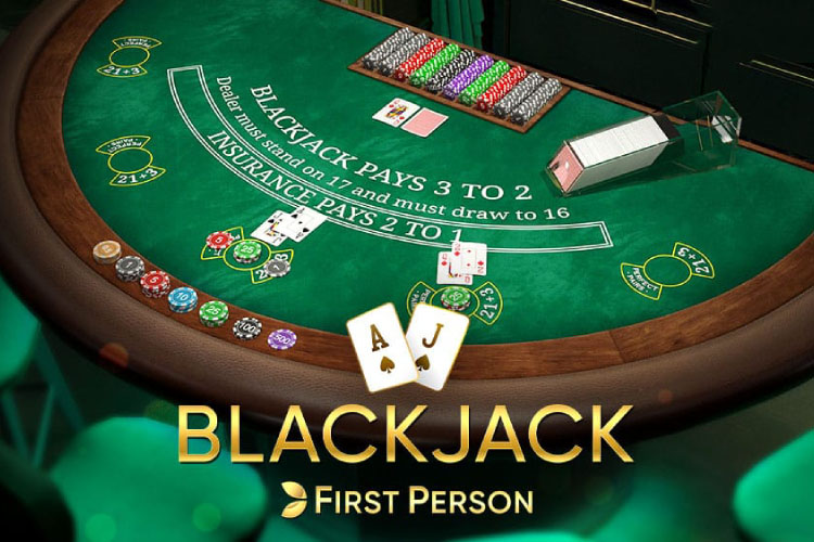 エボリューション ファーストパーソン ブラックジャック オンライン, Play First Person Blackjack