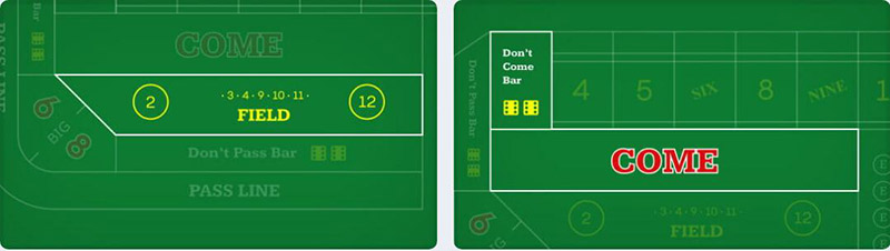 ライブクラップス Table Layout