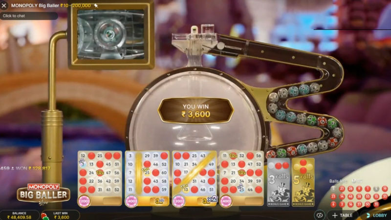 EVO モノポリー ビッグボーラー Big Win