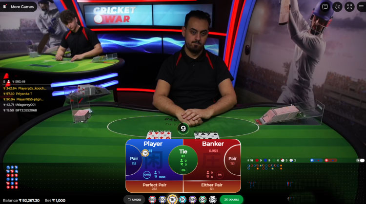 スピードクリケットバカラ, Win Speed Baccarat Cricket Ezugi