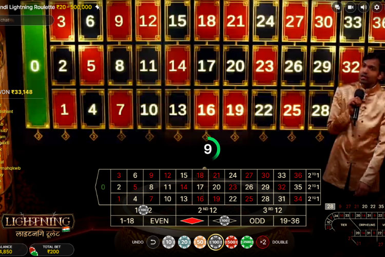 エボリューションゲーミング ヒンディー語ライトニング ルーレットを 3 つのトリックでプレイする