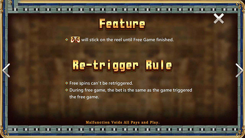 無敵のエレファント スロット マシン Re-trigger Rule