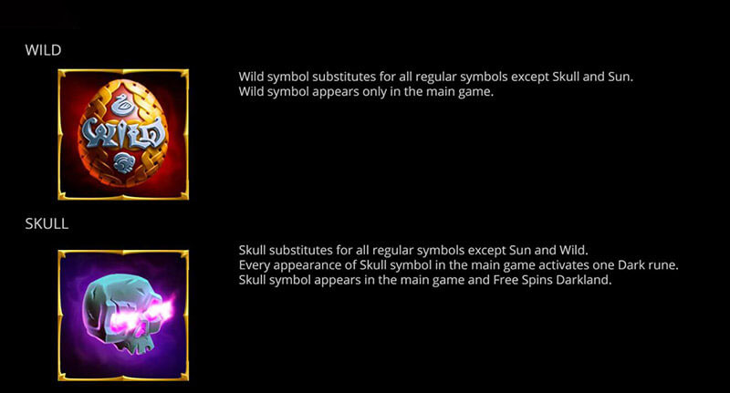 Forgotten Fable Slot Machine Skull Symbol