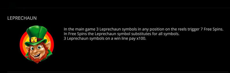 Irish Reels Slot Machine Leprechaun Symbol