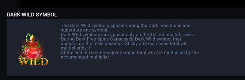 Night Of The Living Tales Slot Machine Dark Wilds Symbol