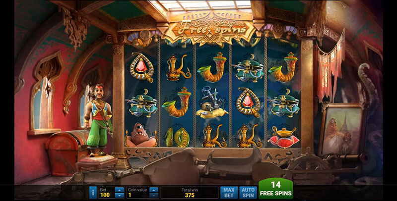 Sindbad Slot Machine Free Spins Bonus