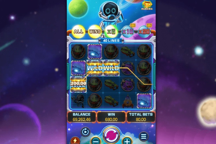 宇宙戦争 Slot Big Win