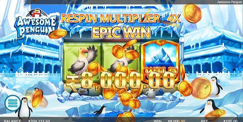 Awesome Penguin Slot Machine Bonus Features