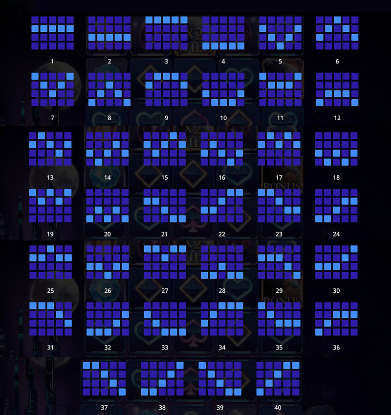 Blood Moon Slot Machine Payline