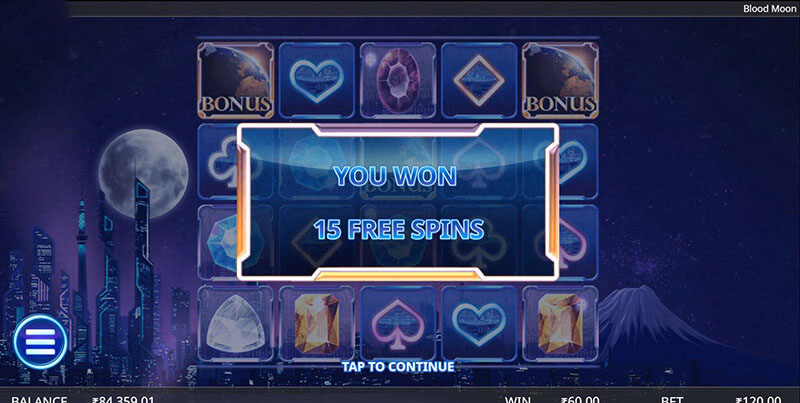Blood Moon Slot Machine Free Spins Bonus