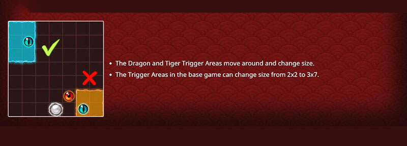 ドラゴン & Tiger Slot Machine Wild Symbols
