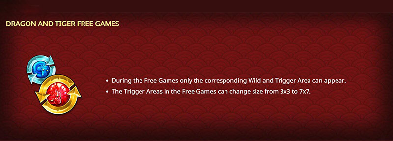 ドラゴン & Tiger Slot Machine Free Spins Bonus