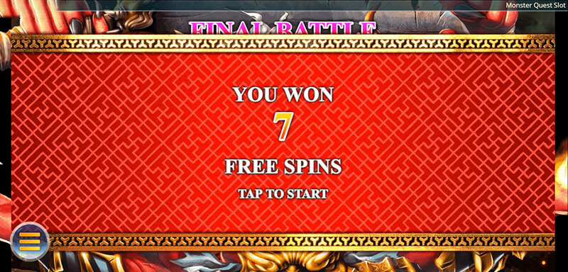 Monster Quest Slot Machine Free Spins Feature