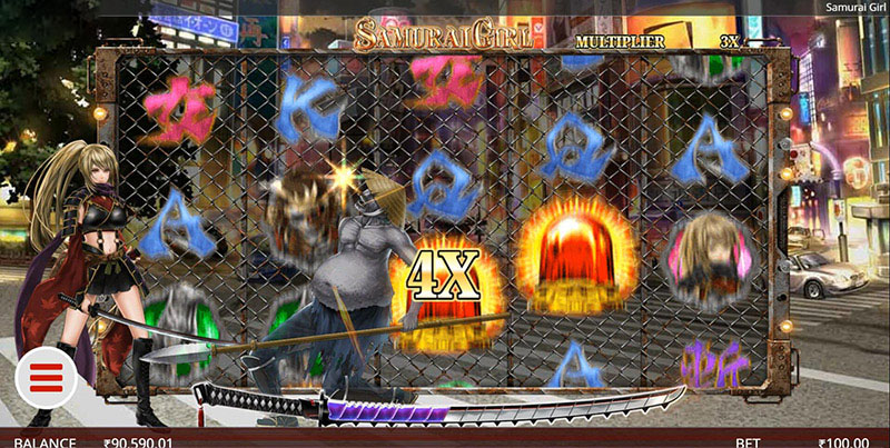 Samurai Girl Slot Machine Free Spins Bonus