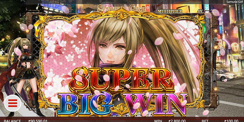 Samurai Girl Slot Machine Free Spins Bonus