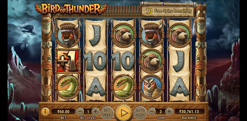 Bird Of Thunder Slot Machine Free Spins Bonus