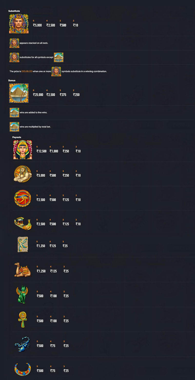 Egyptian Dream Slot Machine