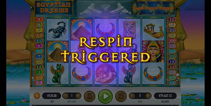 Egyptian Dream Slot Machine Free Spins Bonus