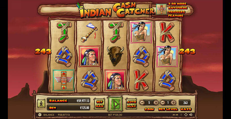 Indian Cash Catcher Slot Machine