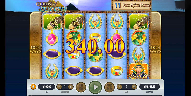 Queen Of Queens Slot Machine Free Spins Bonus