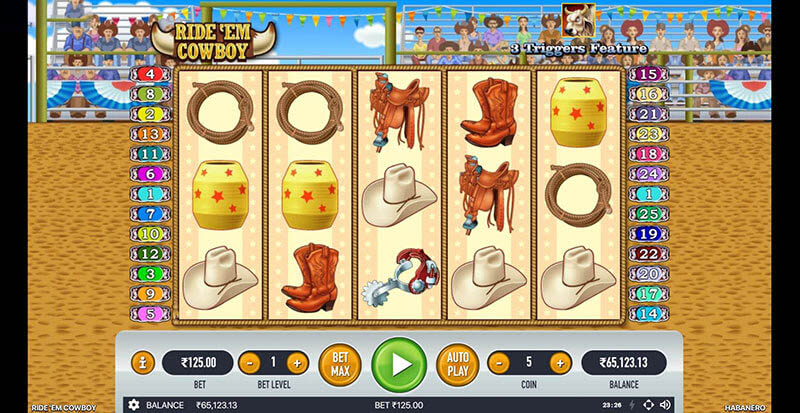 Ride'Em Cowboy Slot Machine