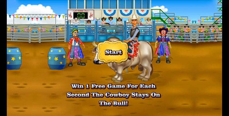 Ride'Em Cowboy Slot Machine Free Spins Bonus