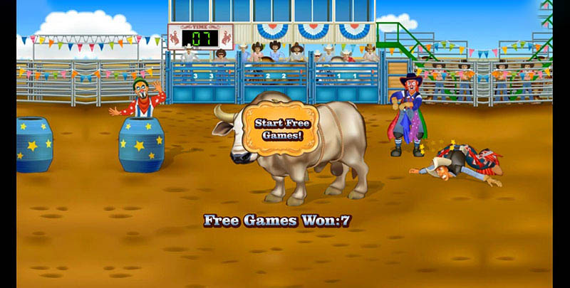 Ride'Em Cowboy Slot Machine Free Spins Bonus