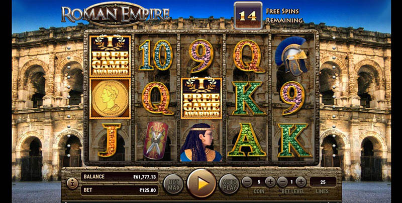 Roman Empire Slot Machine Payouts and Wilds