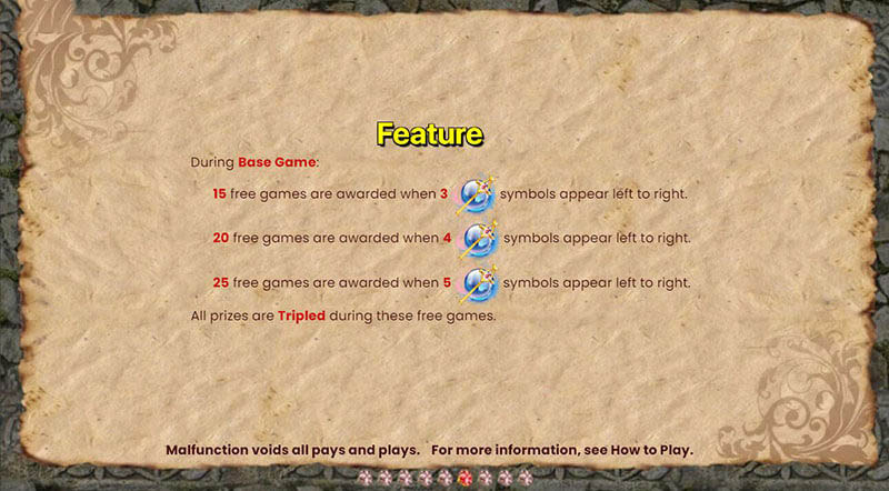 The Dragon Castle Slot Machine Payouts