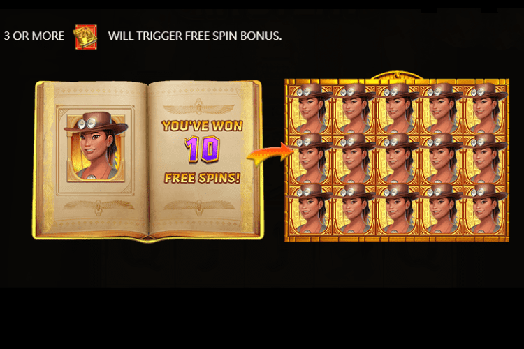 ミステリーの本 Slot Free Spin Bonus