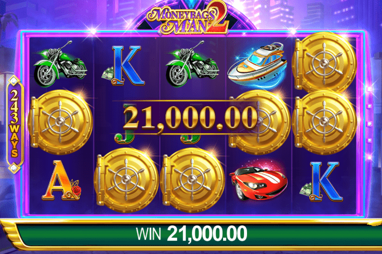 マネーバッグマン 2 スロットの大勝利