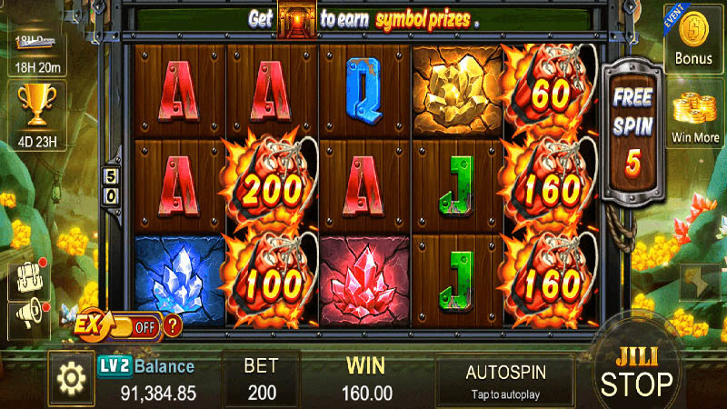 Gold Rush Slot Machine Bonus Game