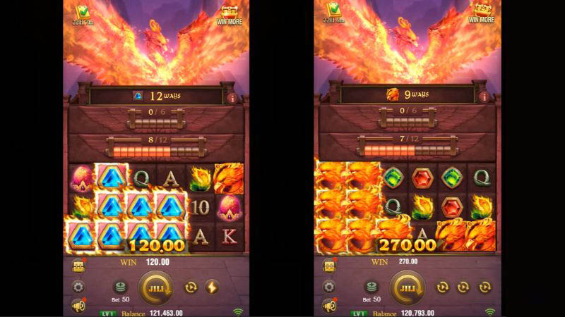 トライアル オブ フェニックス スロット ゲーム, Phoenix Slot Machine Casino