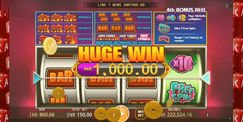 Bonus Mania Deluxe Slot Machine Big Win