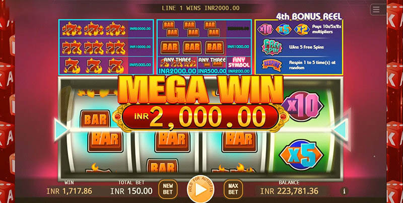 Bonus Mania Deluxe Slot Machine Big Win