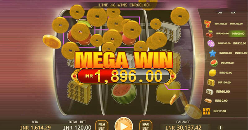 Fantasy 777 Slot Machine Big Win