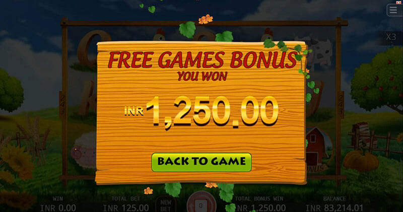 Farm Mania Slot Machine Free Spins Bonus