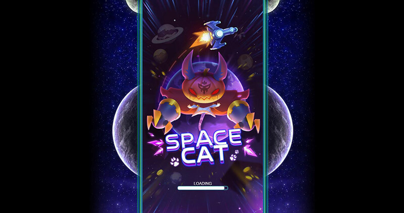 か スペースキャットシューティングゲーム