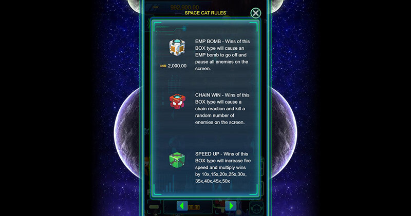 スペースキャットフィッシングゲーム Rules