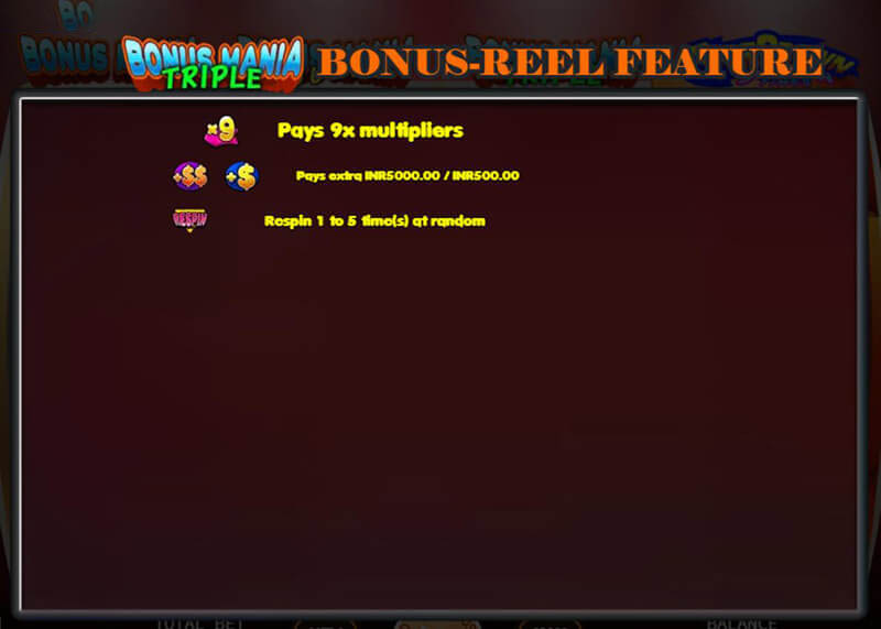 Super Bonus Mania Slot Machine Bonus Mania Triple