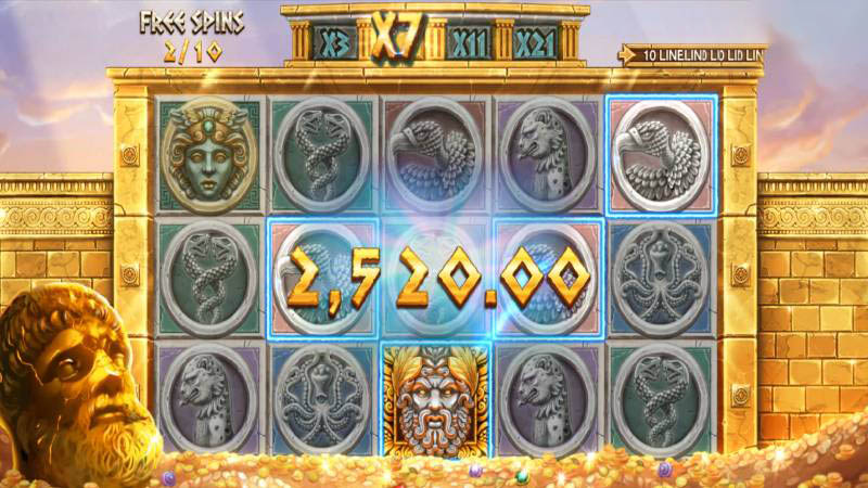 Ancient Fortunes Zeus Slot Machine Big Win 1