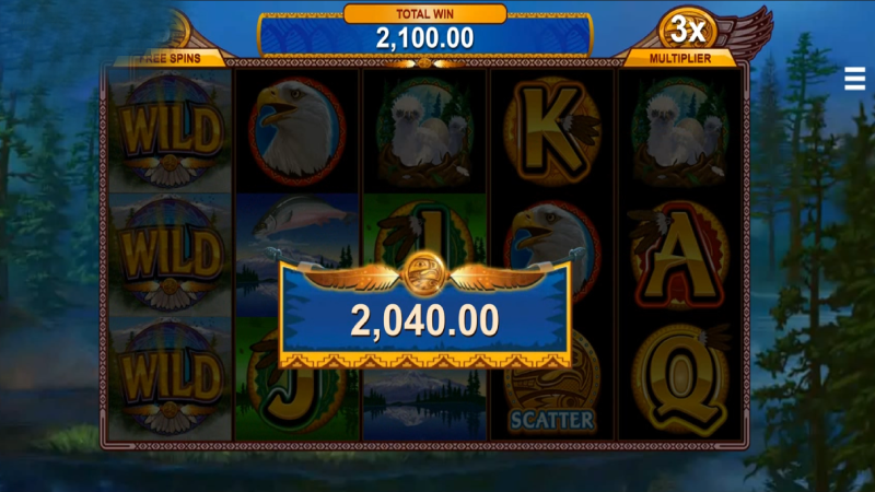 MG イーグルス ウィングス スロット マシン Free Spins Games 3