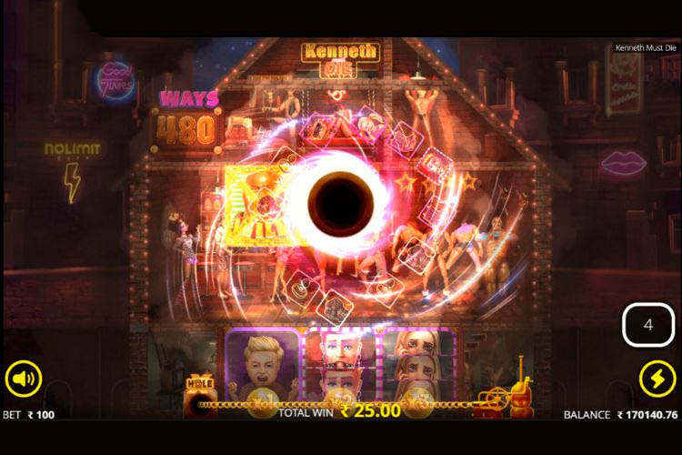 ケネス・マスト・ダイ スロット ゲームのデモ